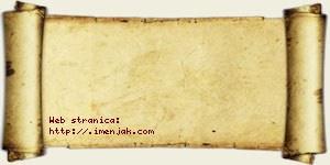 Mina Pljakić vizit kartica